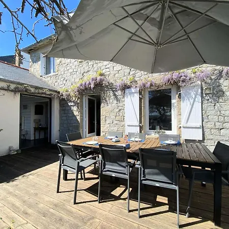 P38-ile Grande - Ty Pacha Vue Wifi Jardin Et Parking, Depaysement A Ile Grande Mae-6094